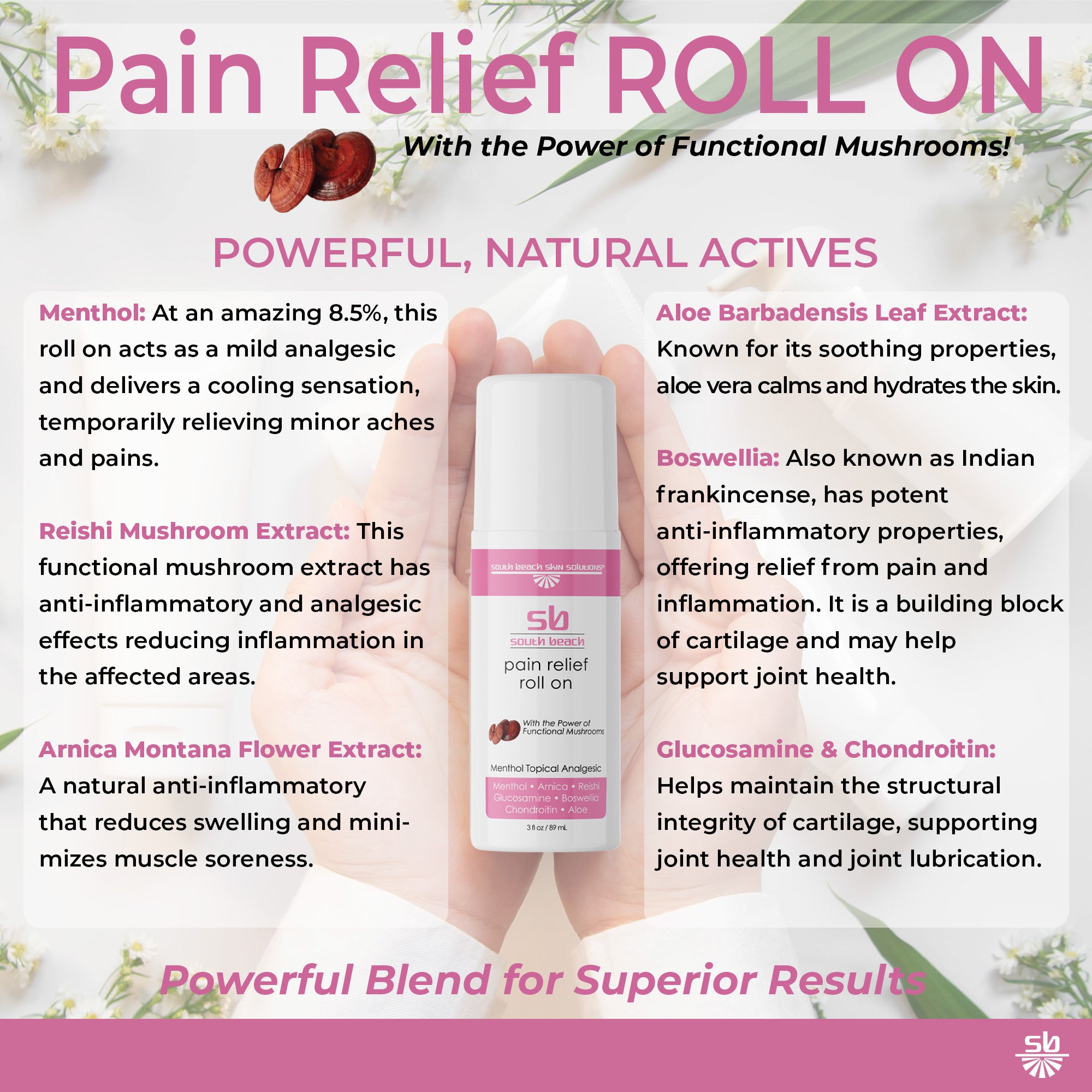 South Beach Pain Relief Roll On