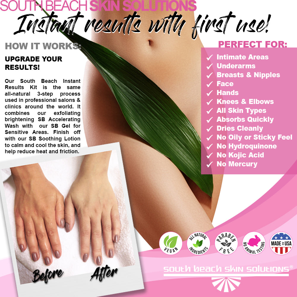 SB INSTANT RESULTS KIT - INTIMATE AREAS (BEST SELLER!)