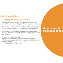 Bump eRaiser Zesty Antibacterial Wash for Ingrown Hairs