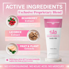SB Skin Brightening Body Milk (for Knees, Elbows & Inner Thighs)