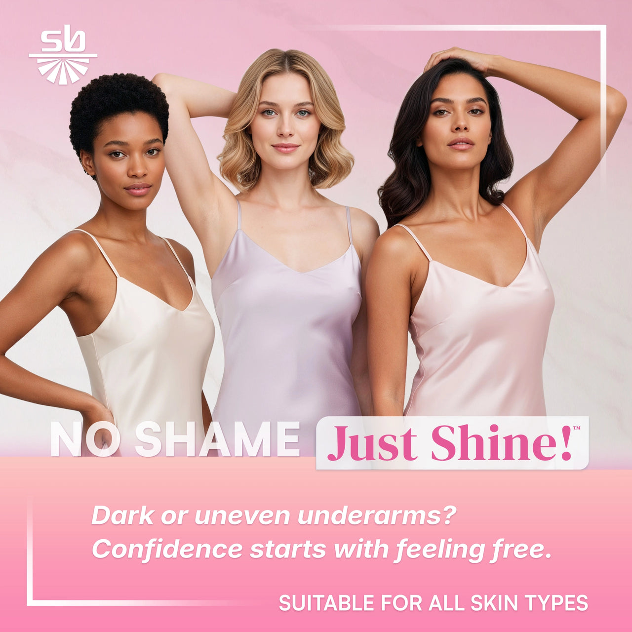 SB Skin Brightening Roll-on for Underarms w/ Natural Deodorant